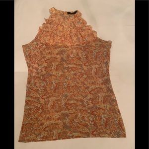 The Limited Snake Print Halter Top